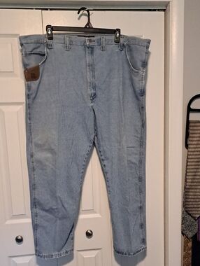 Riggs Workwear By Wrangler Light Blue Relaxed Fit Men’s Jeans